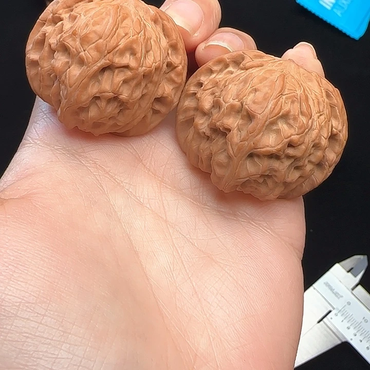 文玩核桃把件山西磨盘40