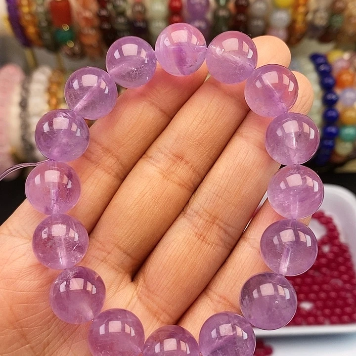 未镶嵌梦幻紫水晶薰衣草卡13玛瑙/玉髓