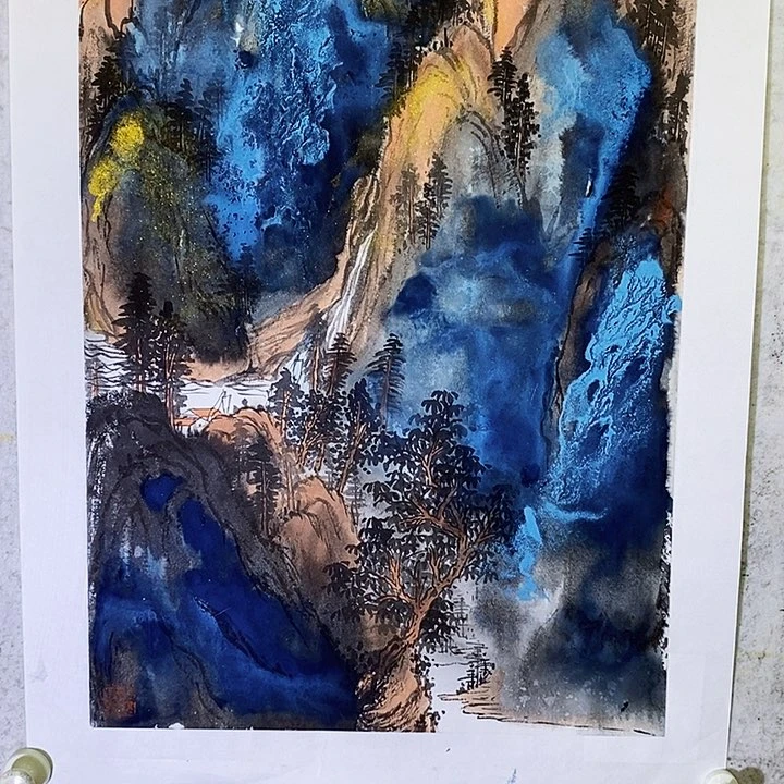 国画张照兵老师书画作品