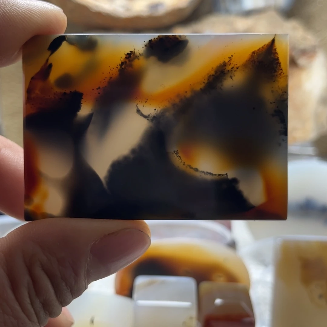 玛瑙/玉髓未镶嵌吊坠(不含链)