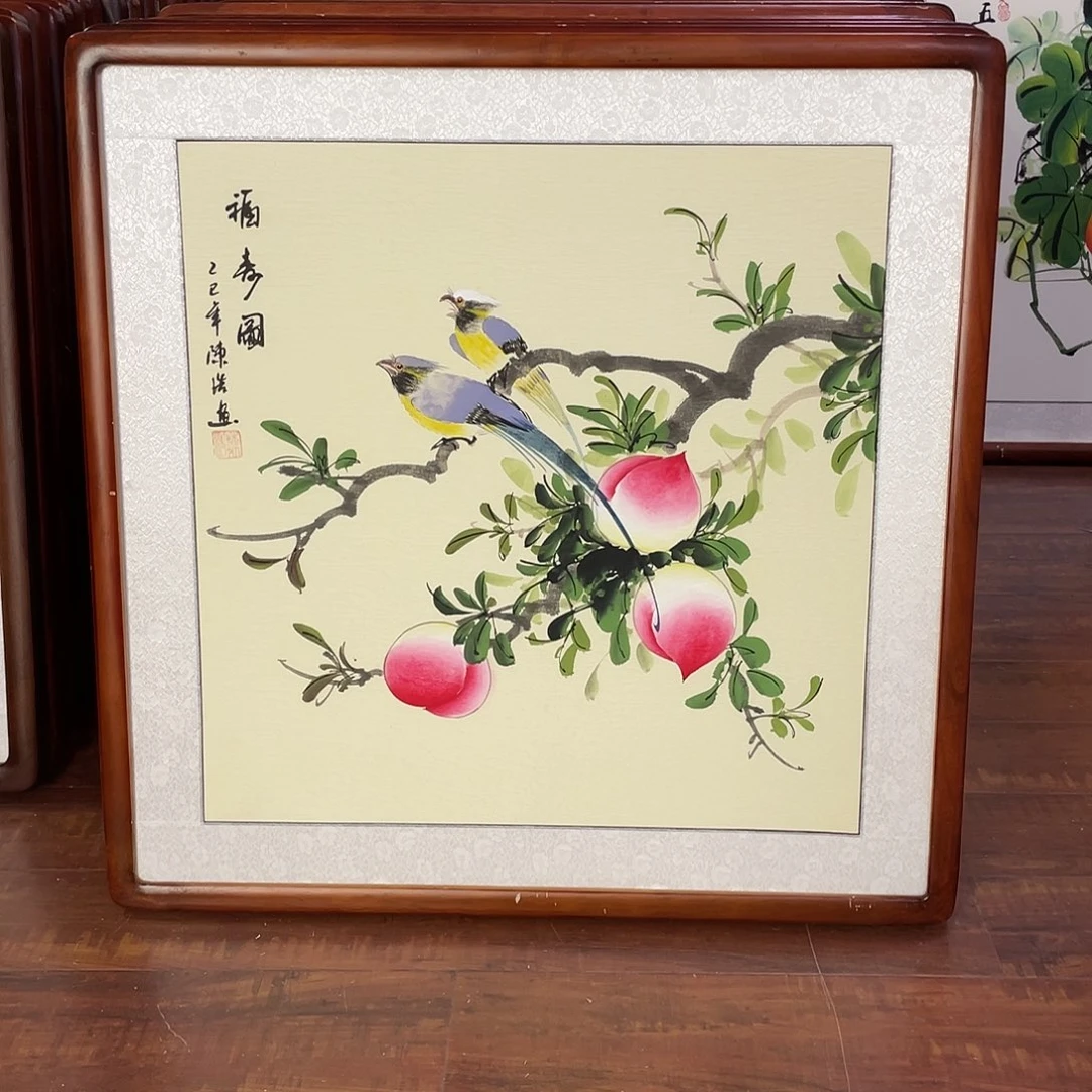 国画带框尺寸63*63厘米