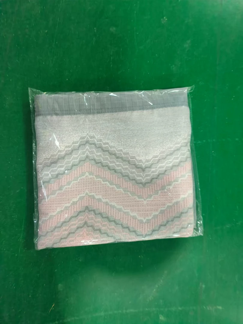 【波纹粉枕巾】精梳棉纱布枕巾一对装加厚高档透气亲肤家用