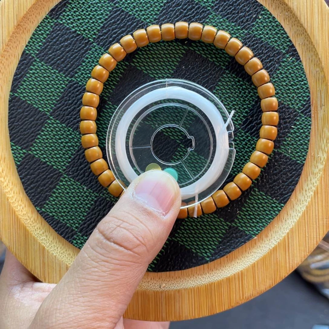 橄榄核吊坠0.6核尖手串