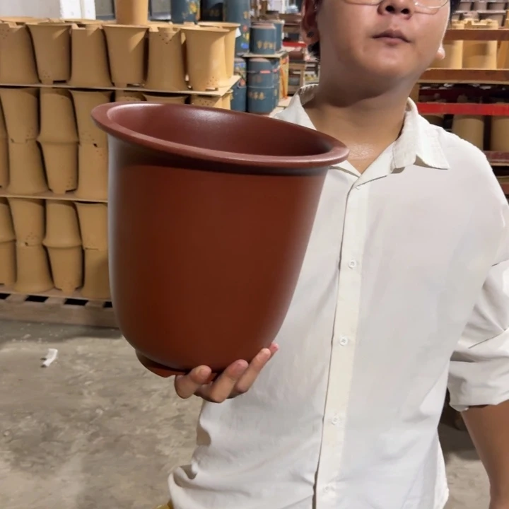 紫砂紫砂花盆破损补发