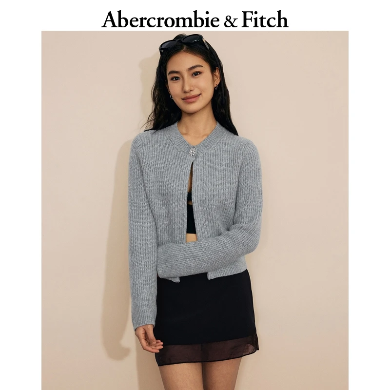 AF女装 25春季新款时尚休闲上衣辣妹针织开衫外套 KI150-4413