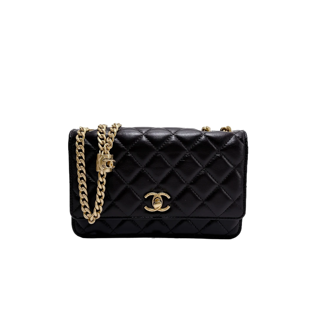 95新 Chanel/香奈儿 全款18799安洁利严选链条钱包/BK0149734
