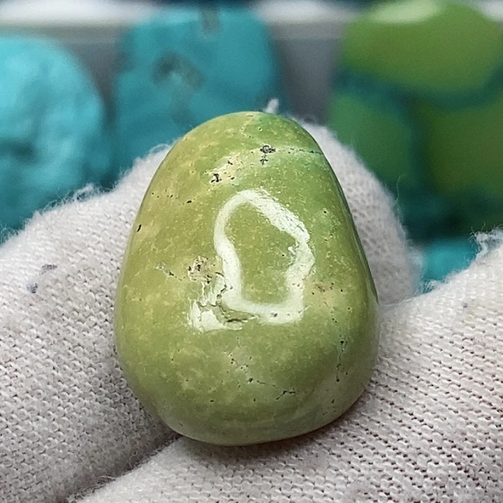 未镶嵌绿松石天然原矿 地大质检