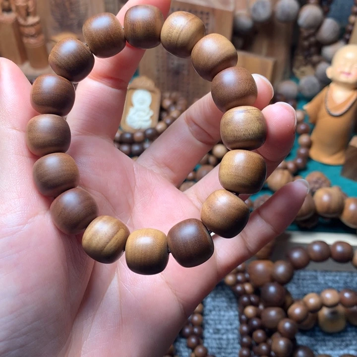 檀香木手串/手链黑***家老山檀香1.3*1.4瑕疵