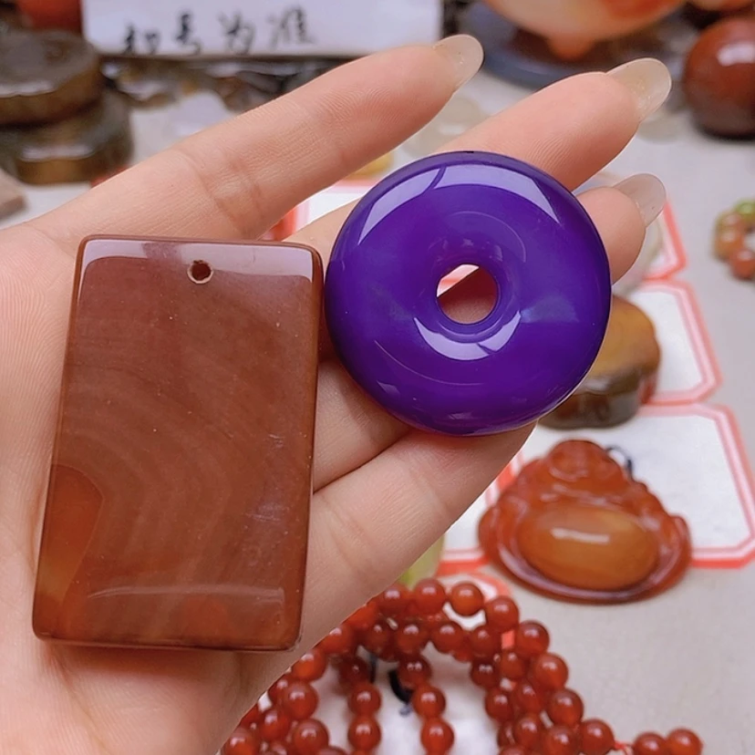 【闪购商品】未镶嵌玛瑙/玉髓珠宝半成品金**光