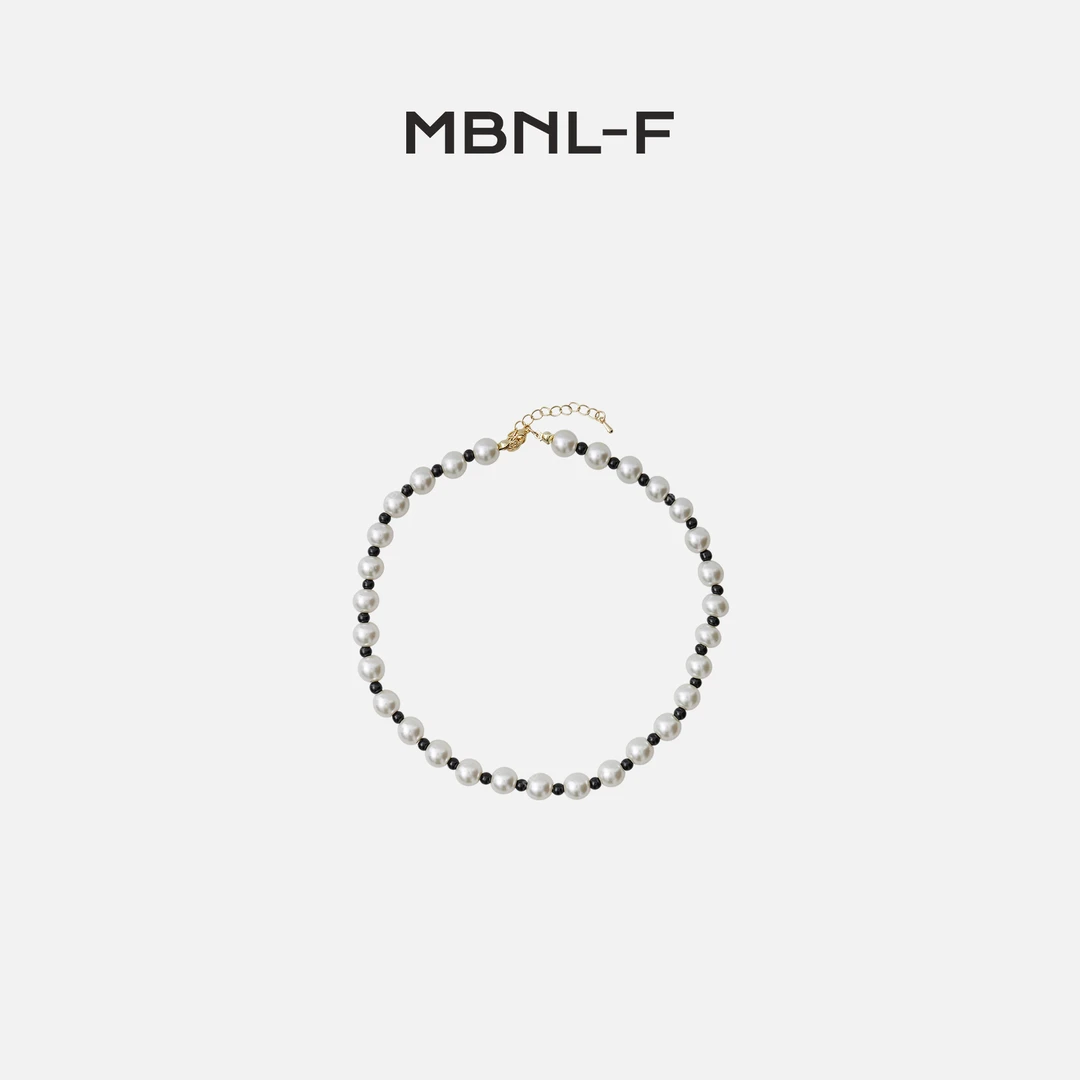 合金仿珍珠项链 MBNL-F 2024F/W新品 撞色项链 秦磊XM-6933SP