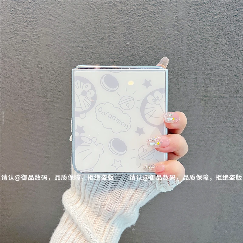 (华为novaflip系列)金属折叠玻璃壳适用华为novaflip手机壳防摔潮