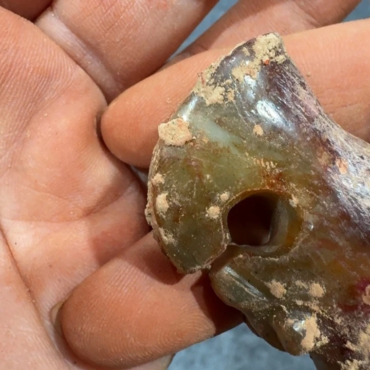 旭***昇和田玉未镶嵌挂件