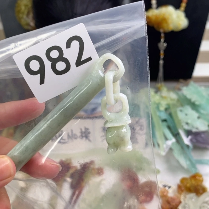 【闪购商品】岫玉发饰未镶嵌❀****❀