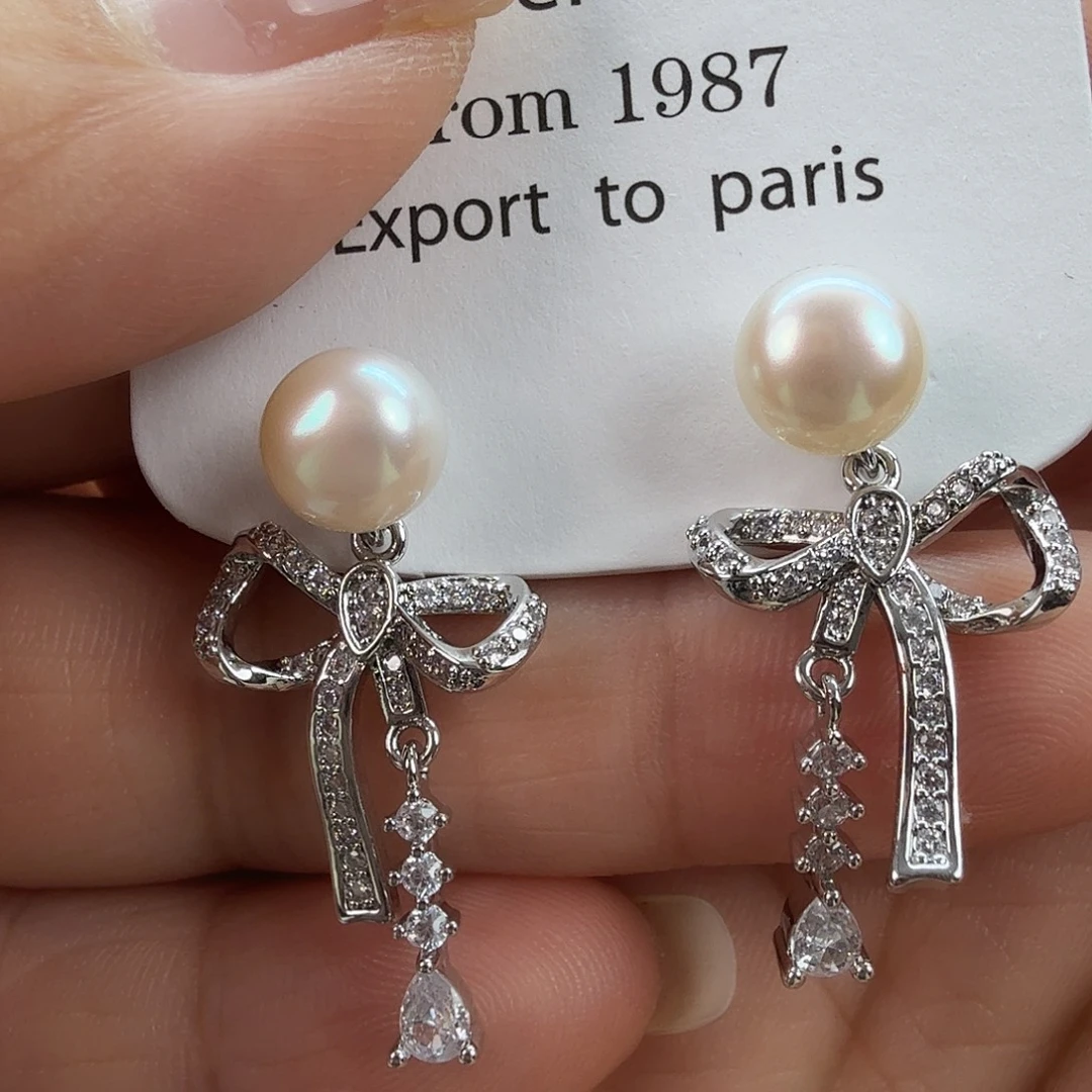 淡水珍珠耳饰未镶嵌