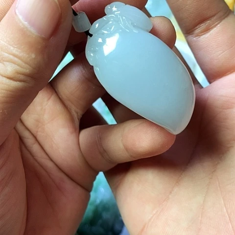 颈饰未镶嵌翡翠福豆豆珠宝翡翠颈饰