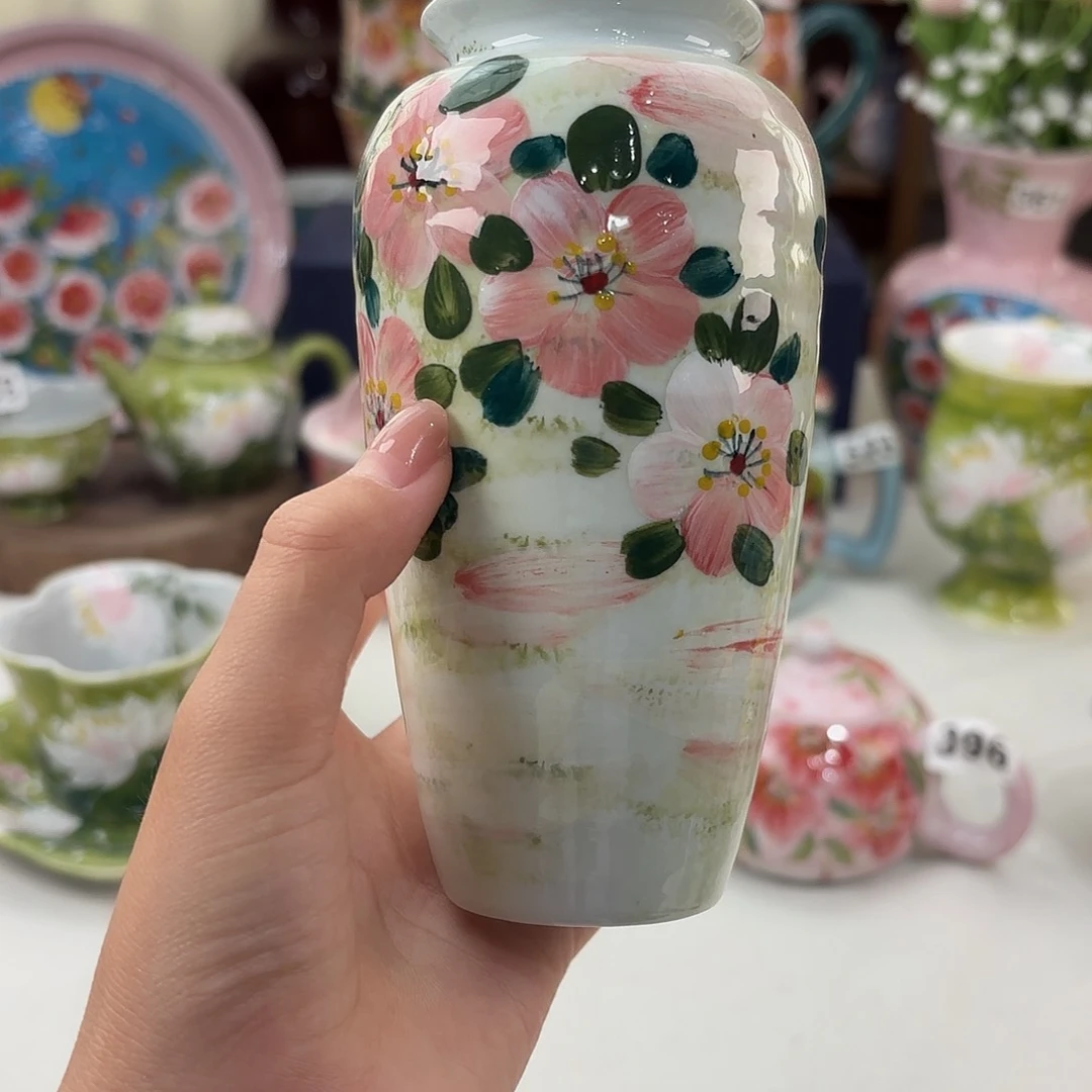 景德镇手绘高温釉下彩陶瓷茶具