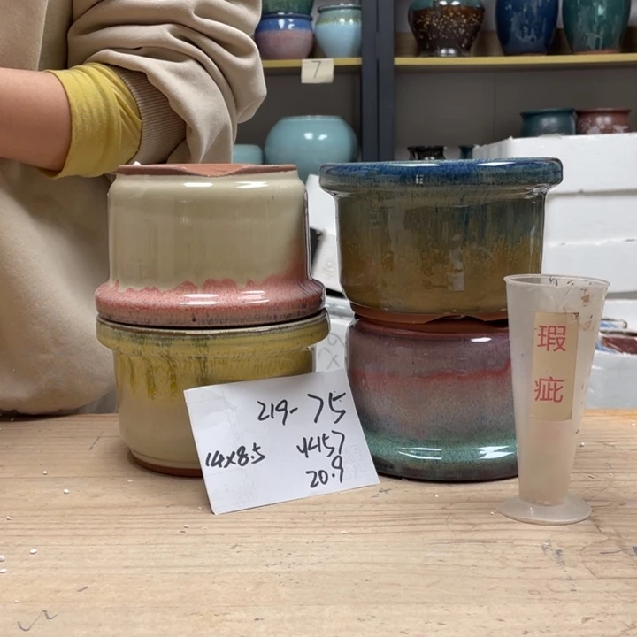 紫砂花盆多肉花盆微瑕75