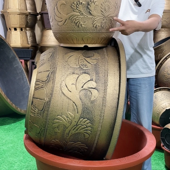 园盆古铜五零两个