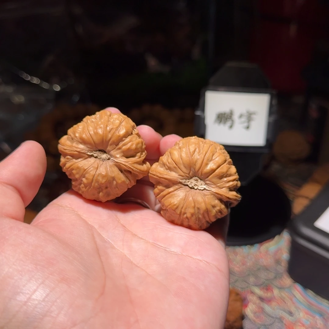 把件核桃4299号44南瓜墩文玩核桃