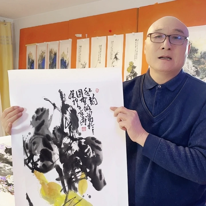 国画张圣敏先生纯手绘作品