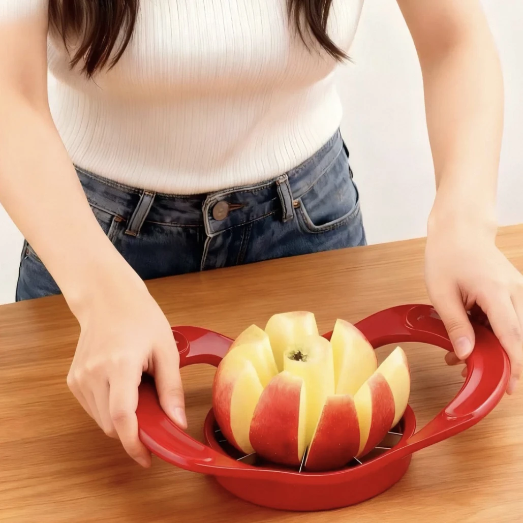 【02】不锈钢苹果切 水果分离器  切苹果器