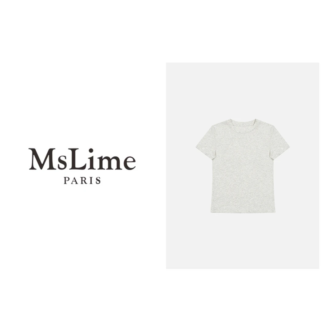 王嬛嬛MsLime’洛杉矶‘新款时尚休闲宽松百搭T恤 HC2B0419