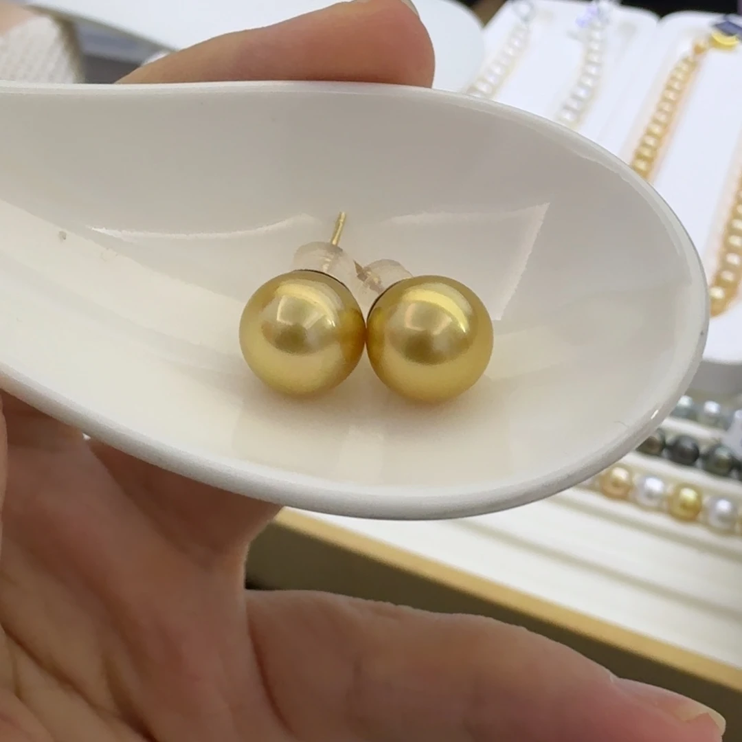 耳饰未镶嵌海水珍珠