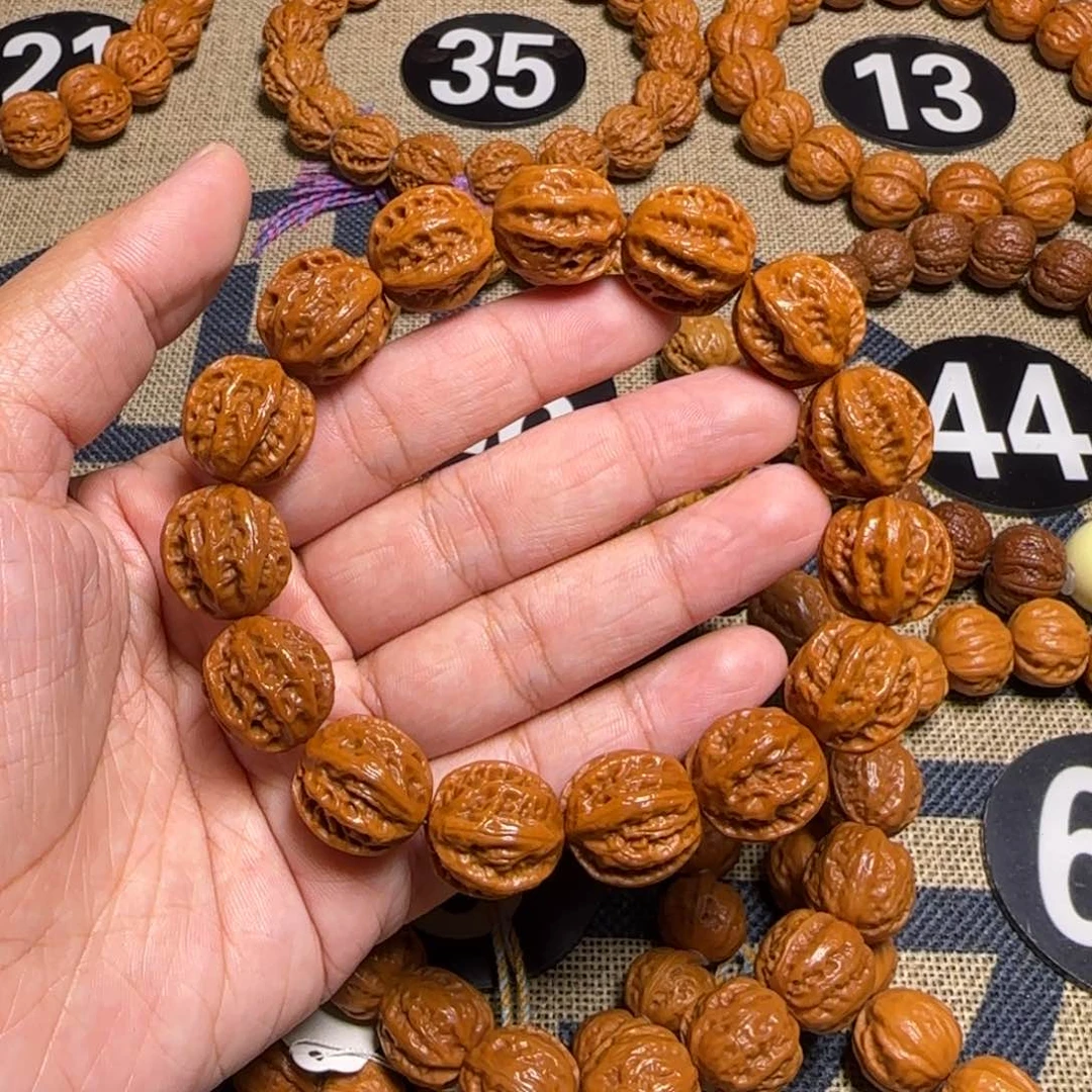 文玩核桃吊坠海*龙脊八棱18