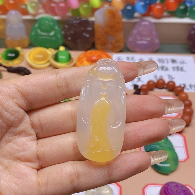 【闪购商品】玛瑙/玉髓颈饰未镶嵌祺*