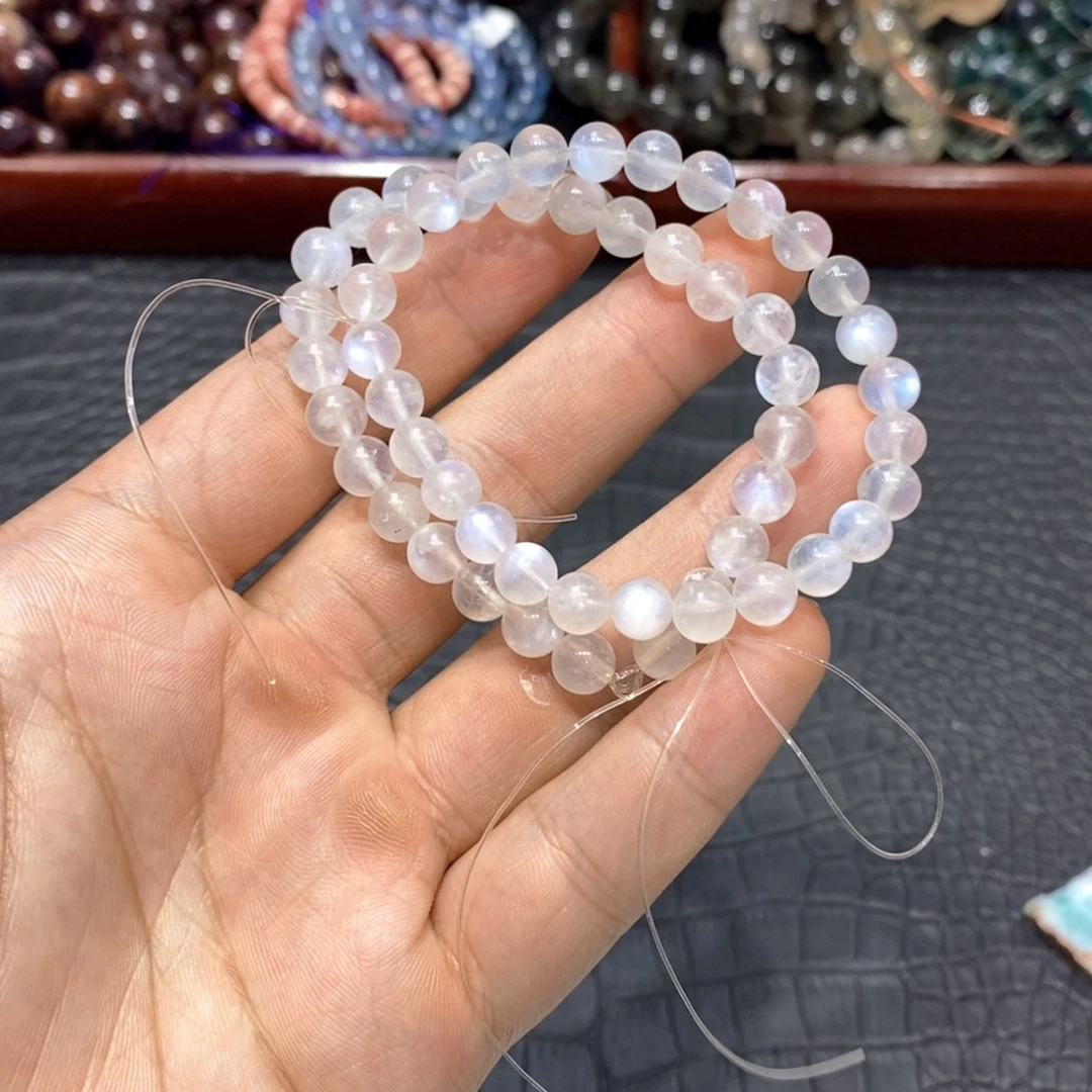 未镶嵌手链水晶蓝月光