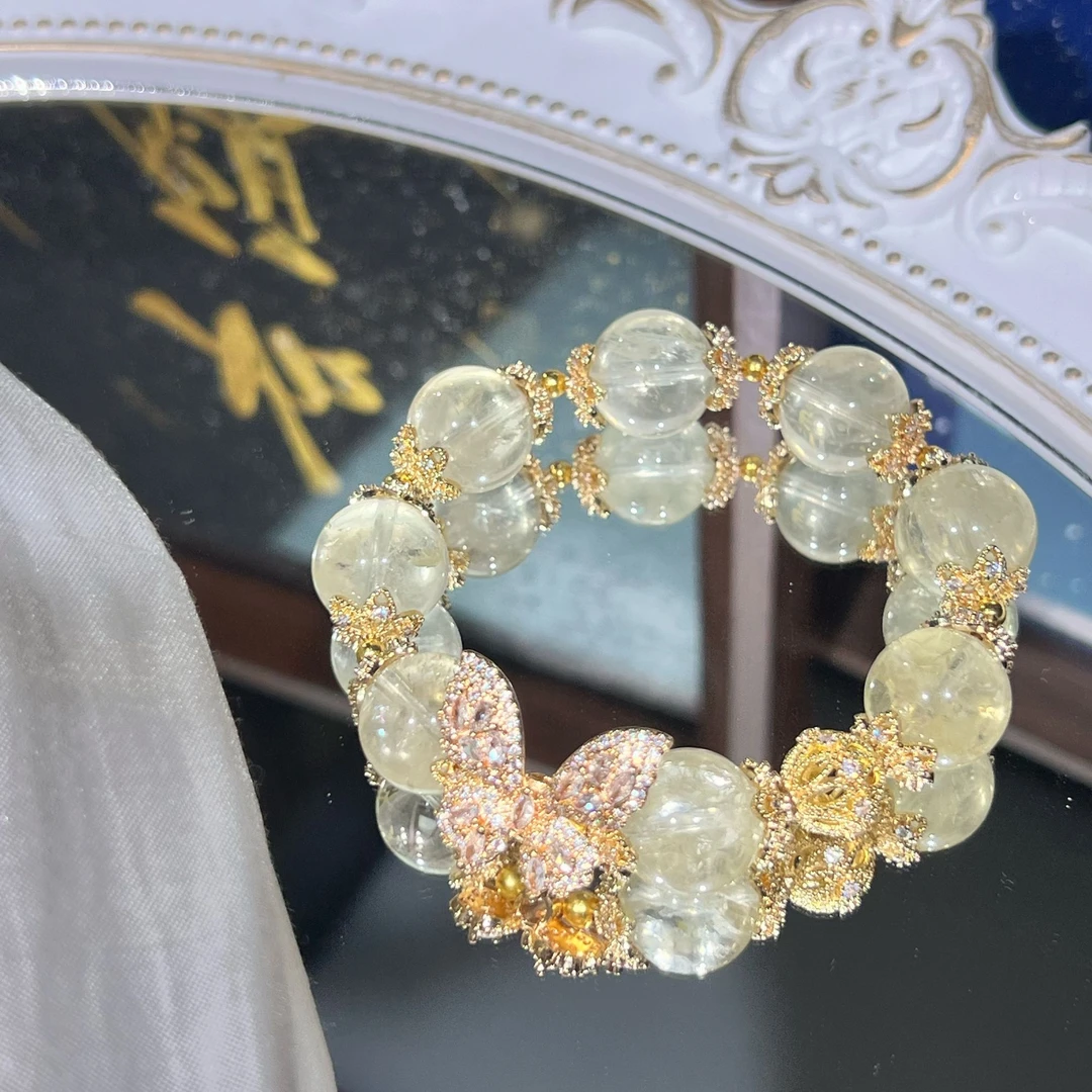 天然柠檬黄水晶设计款，一物一图