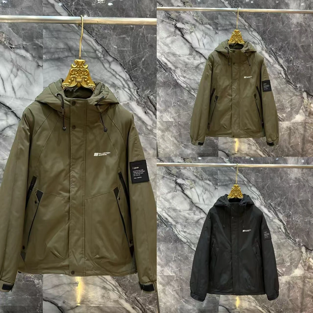 2【F】冬季新款时尚加厚保暖防寒服外套9913【无水洗唛】