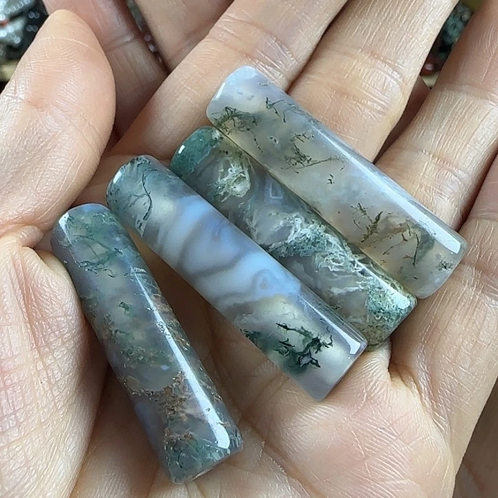 蓝***鼠玛瑙/玉髓未镶嵌手链