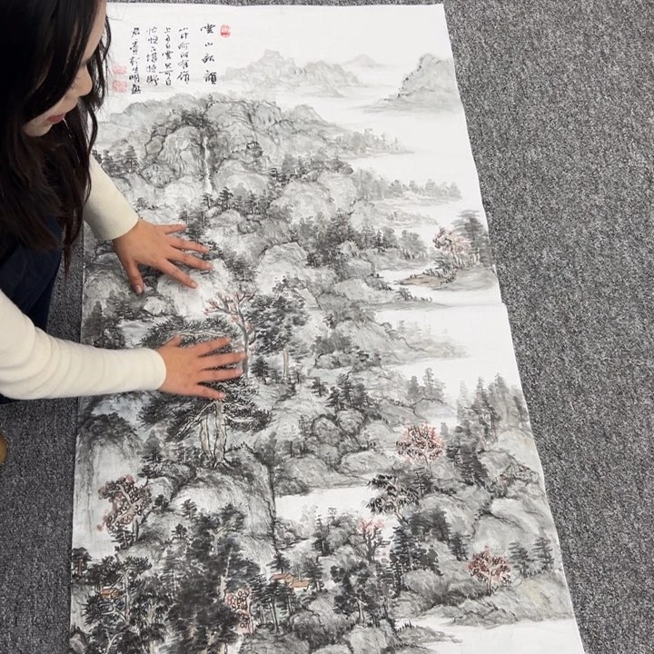 国画纯手绘字画教程分享