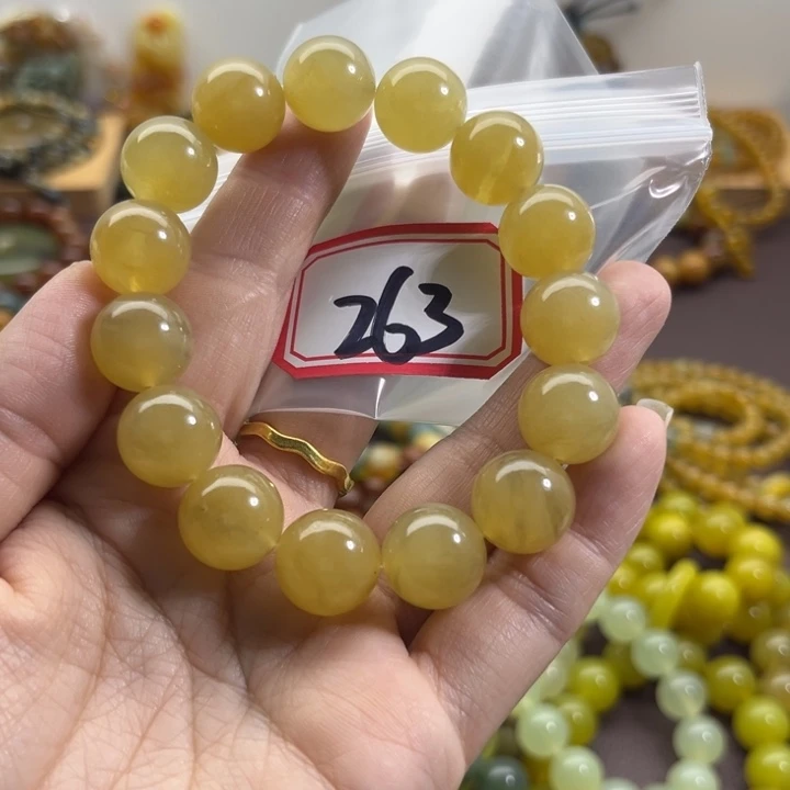 未镶嵌蛇纹石玉手链