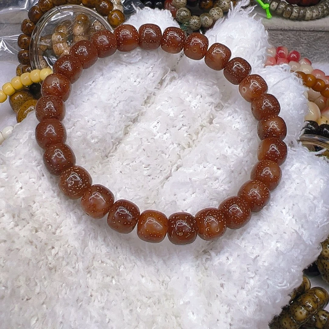 手串星月菩提22尽头粉冰星月菩提单圈0.9