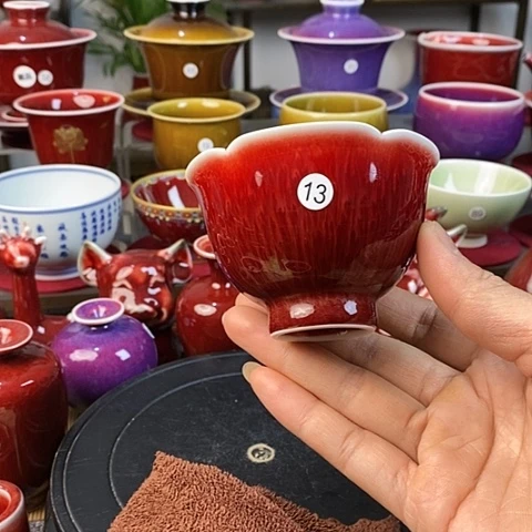 【闪购商品】景德镇名陶雅玩原矿郎红