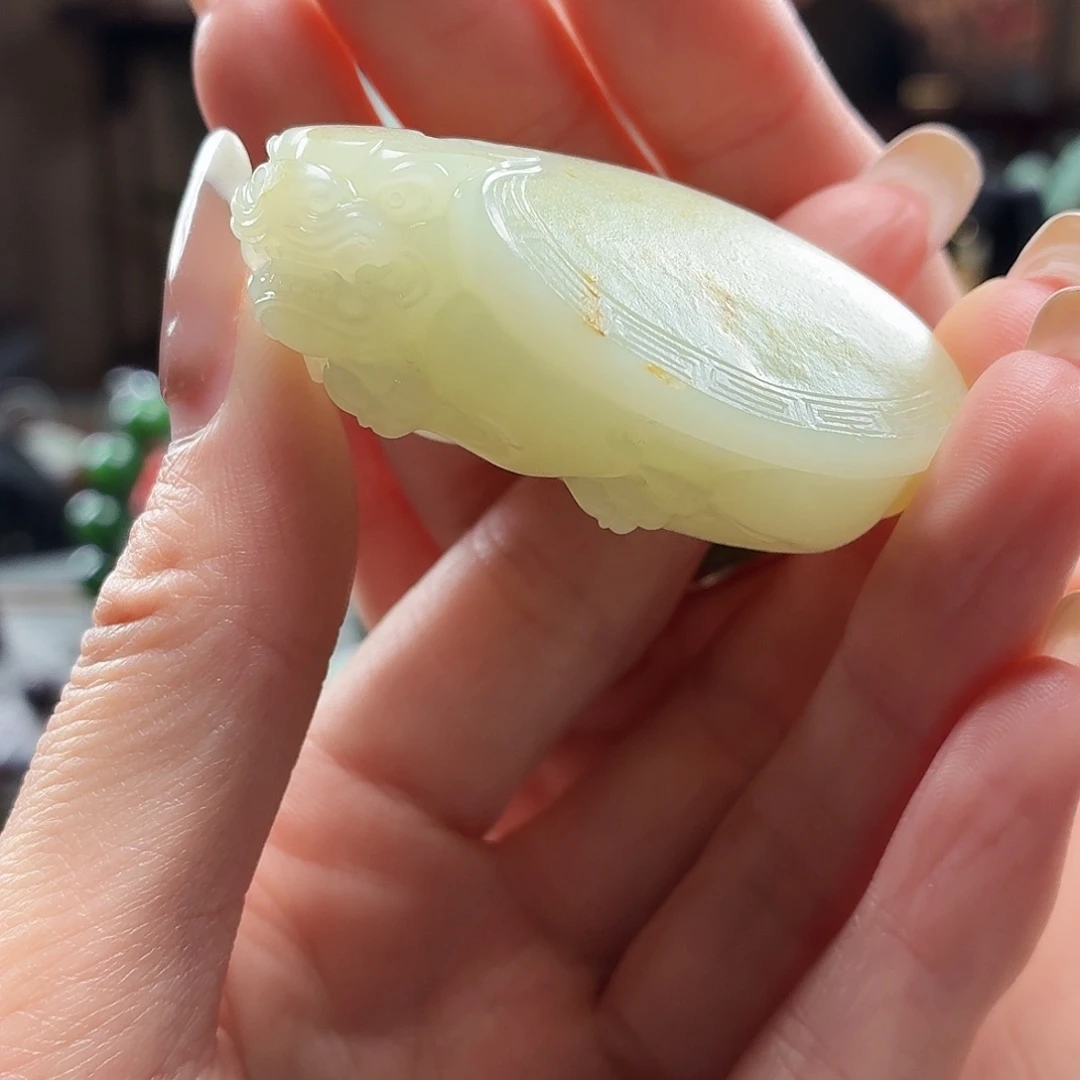 和田玉未镶嵌把件和田玉白玉