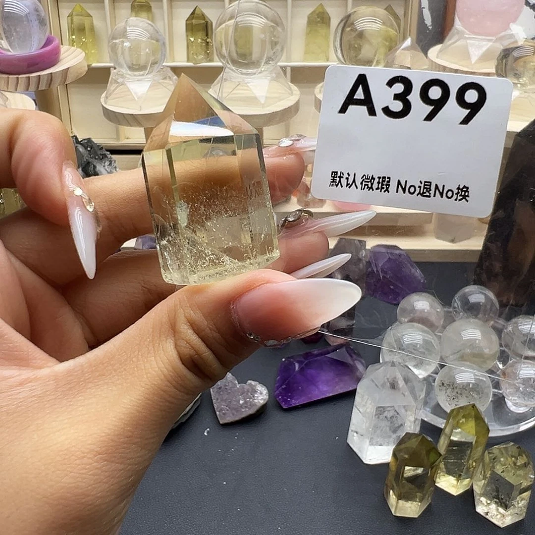 j***o水晶天然水晶半成品未镶嵌微瑕
