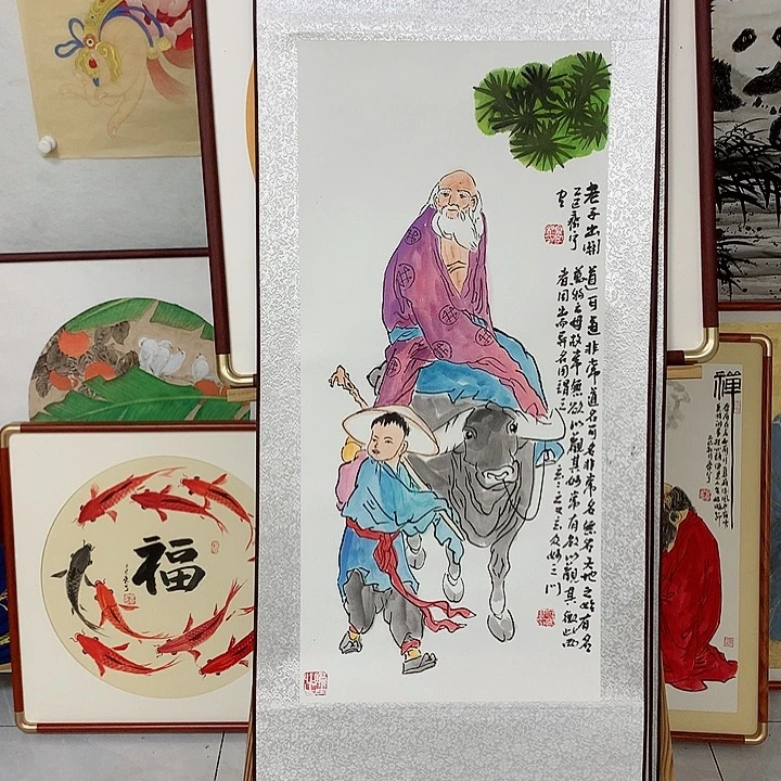 国画老子出关11111111