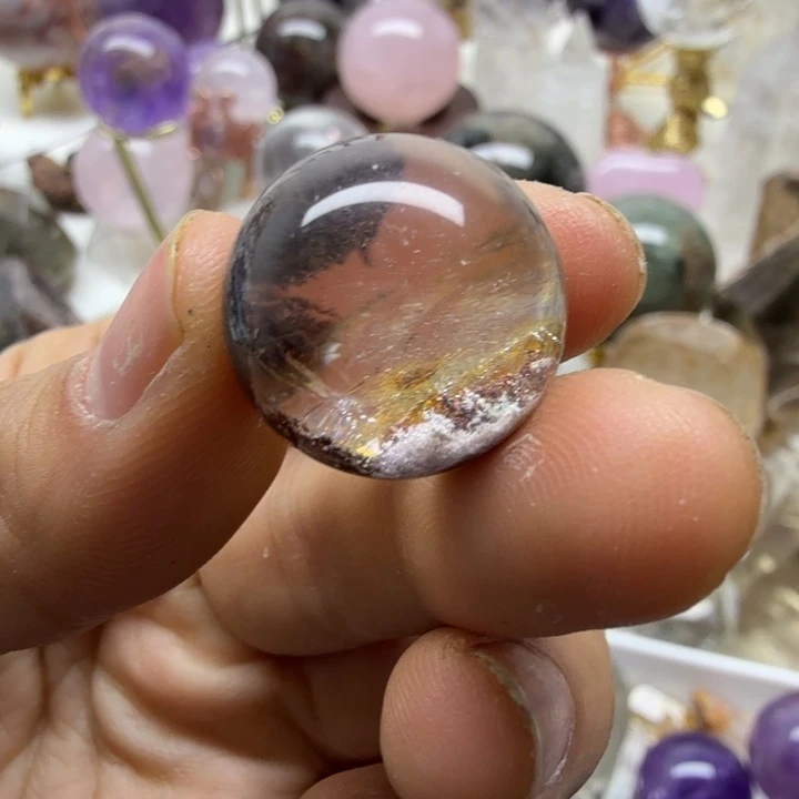 水晶未镶嵌珠宝半成品