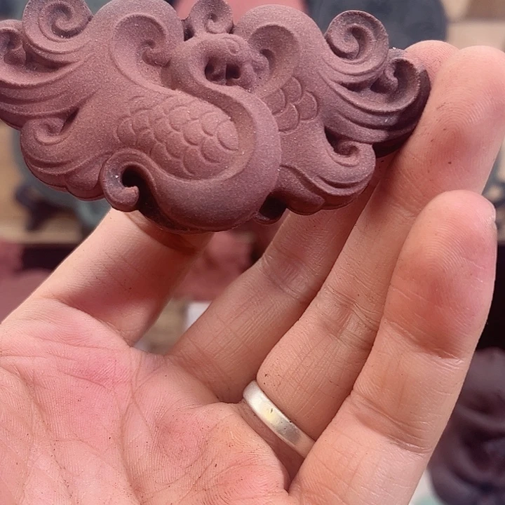 泥塑龙涎玫瑰大凤凰福利价微瑕