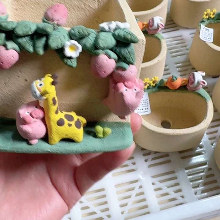 沙***。炏陶器物多肉花盆798