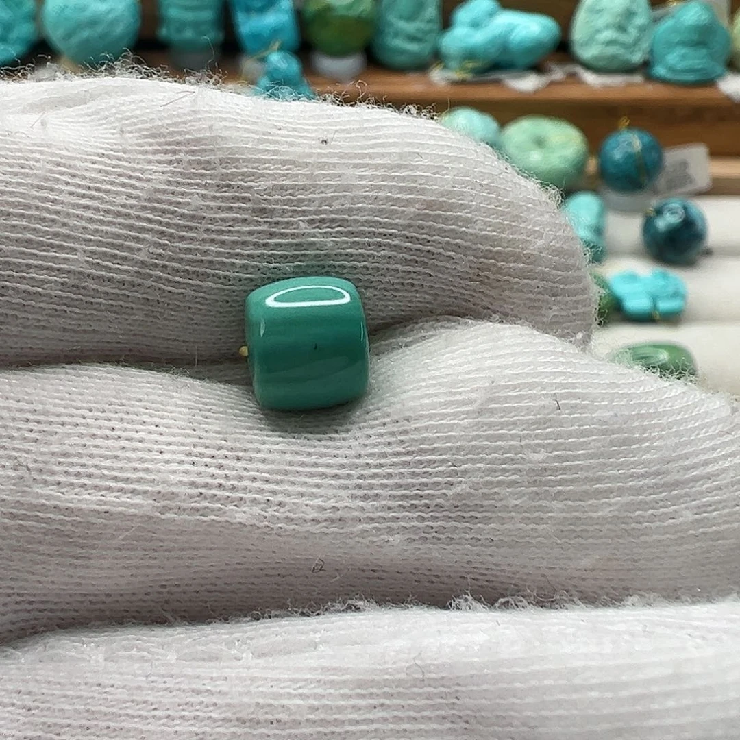 绿松石直切珠 未镶嵌