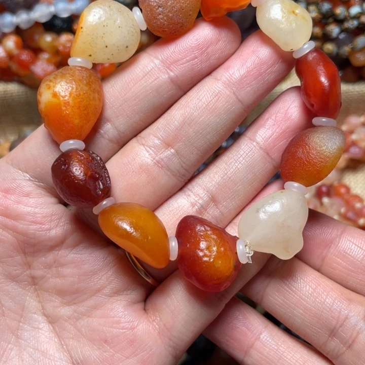 玛瑙/玉髓合金手链