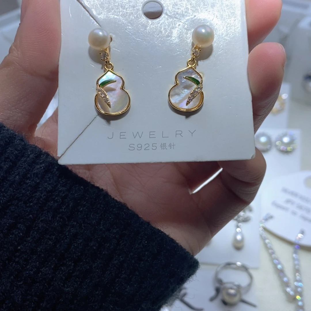 耳饰未镶嵌淡水珍珠