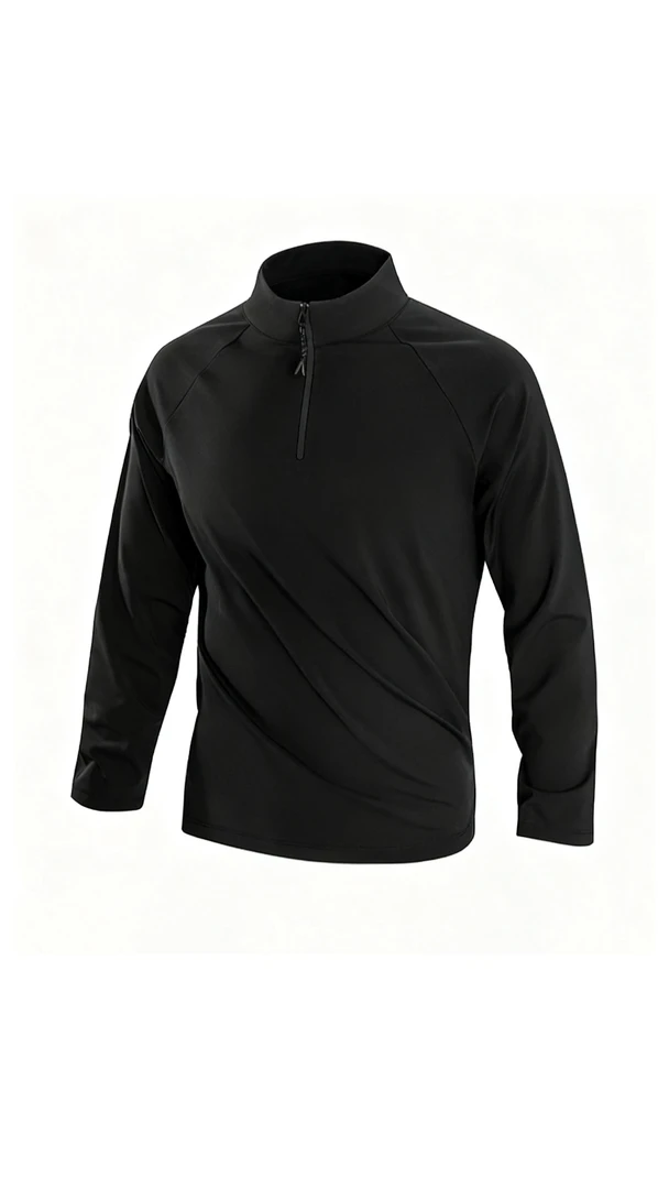 冬季SE（薄绒款）加绒不加厚修身休闲百搭长袖拉链T恤