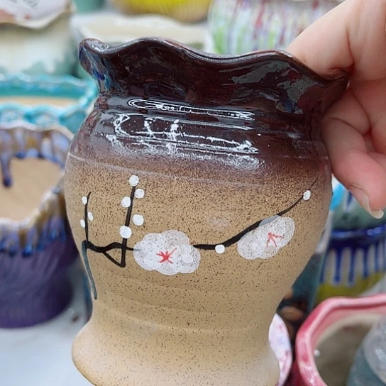 多肉绿植陶瓷花盆9.9包邮