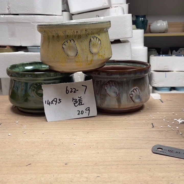 紫砂花盆多肉花盆微瑕7