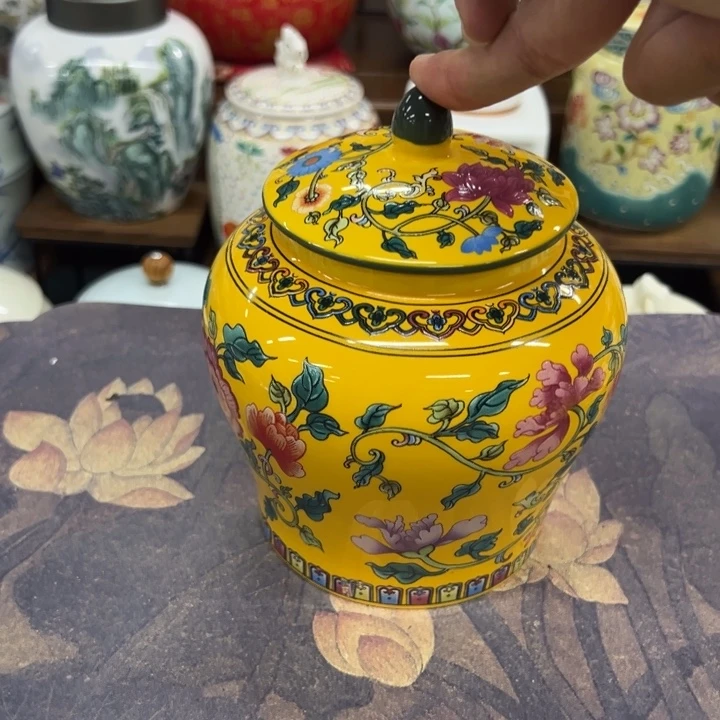高端陶瓷茶叶密封罐